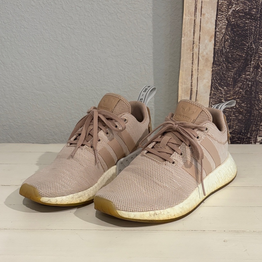Adidas Light Pink Running Shoes